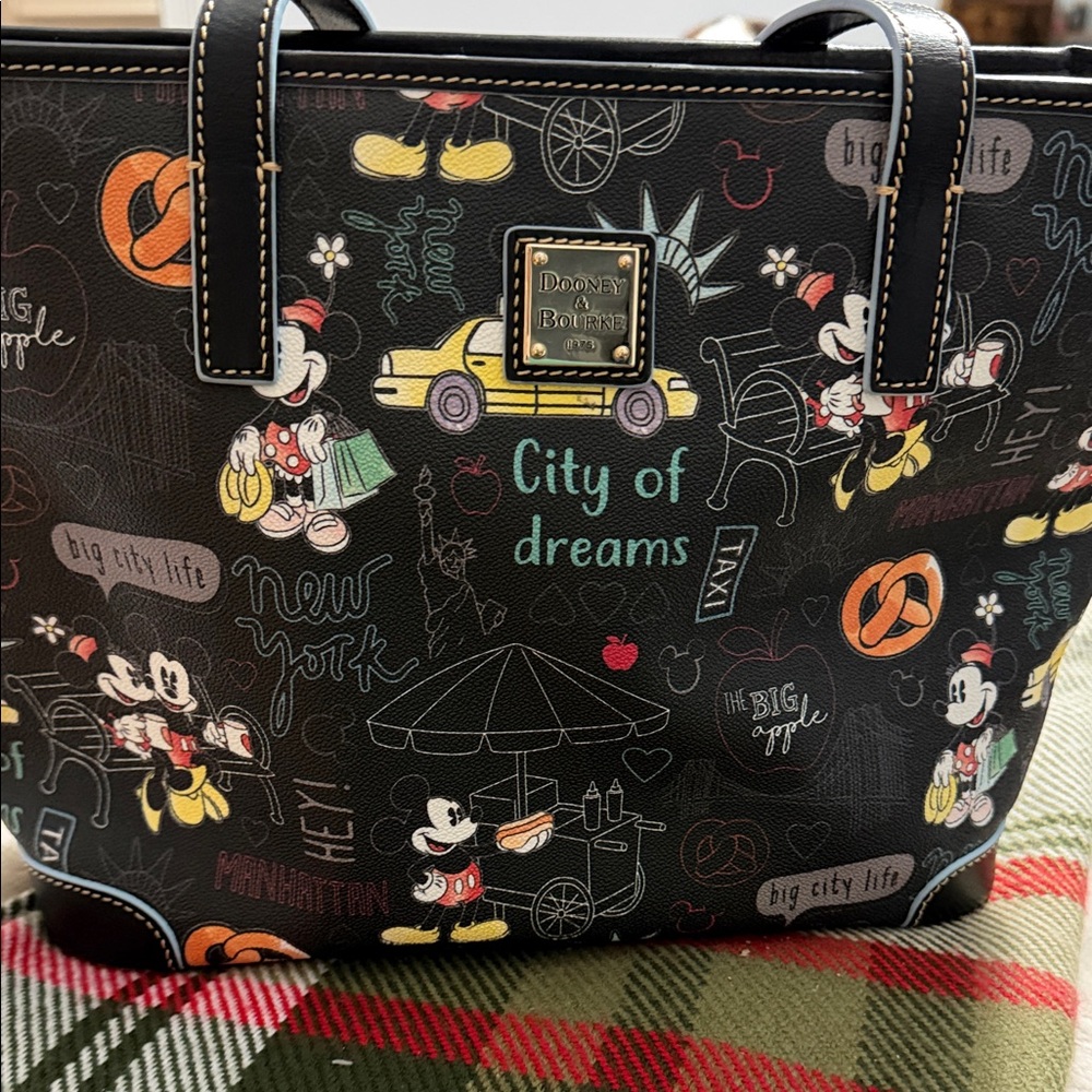 Dooney & Bourke Black Mickey Mouse Tote